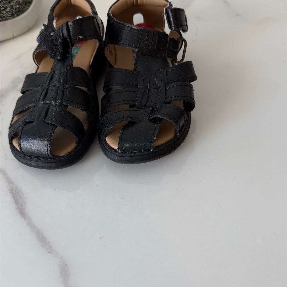 Black Kids Sandals